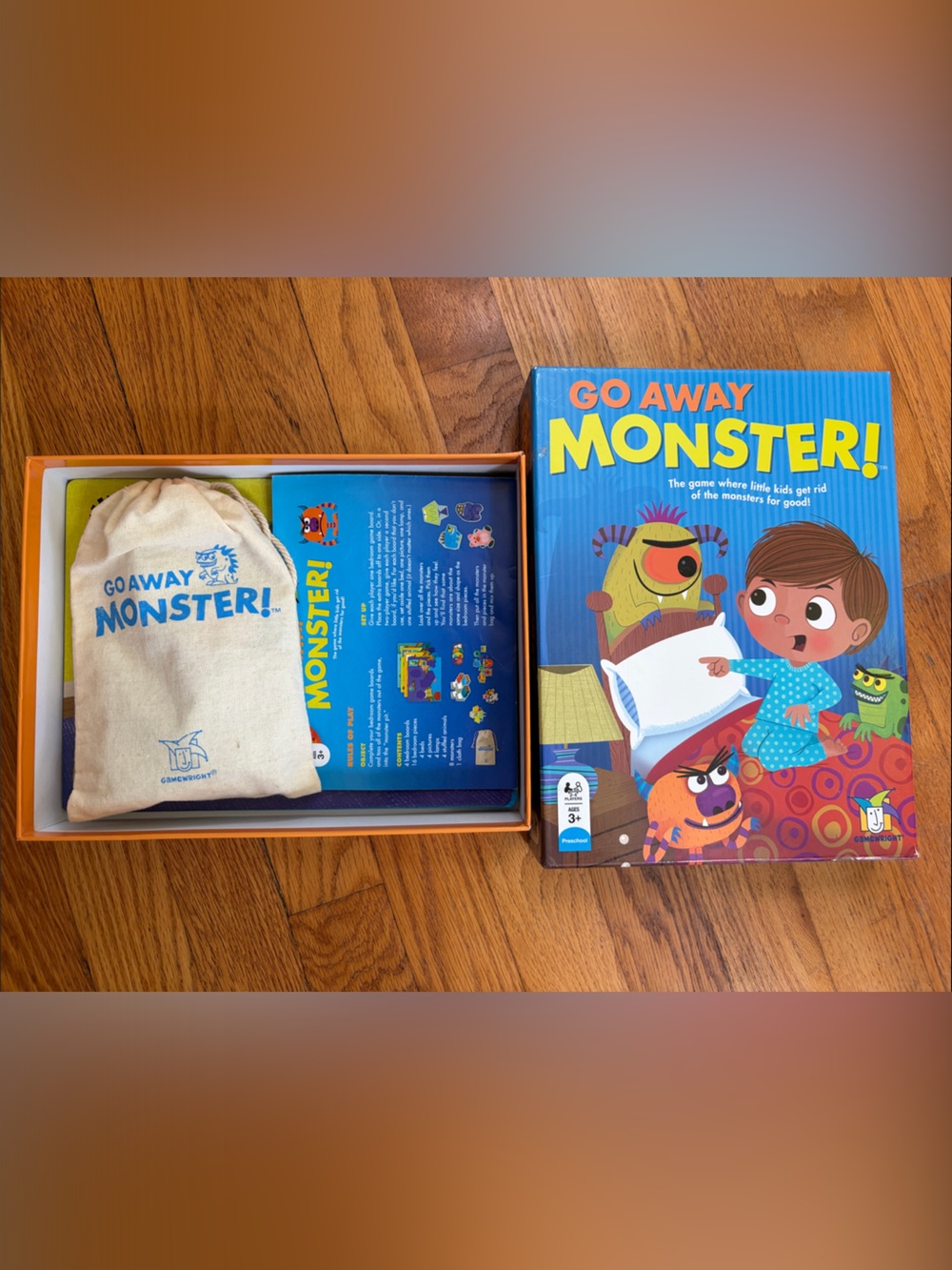 Go Away Monster! Kids Board Game by Gamewright
